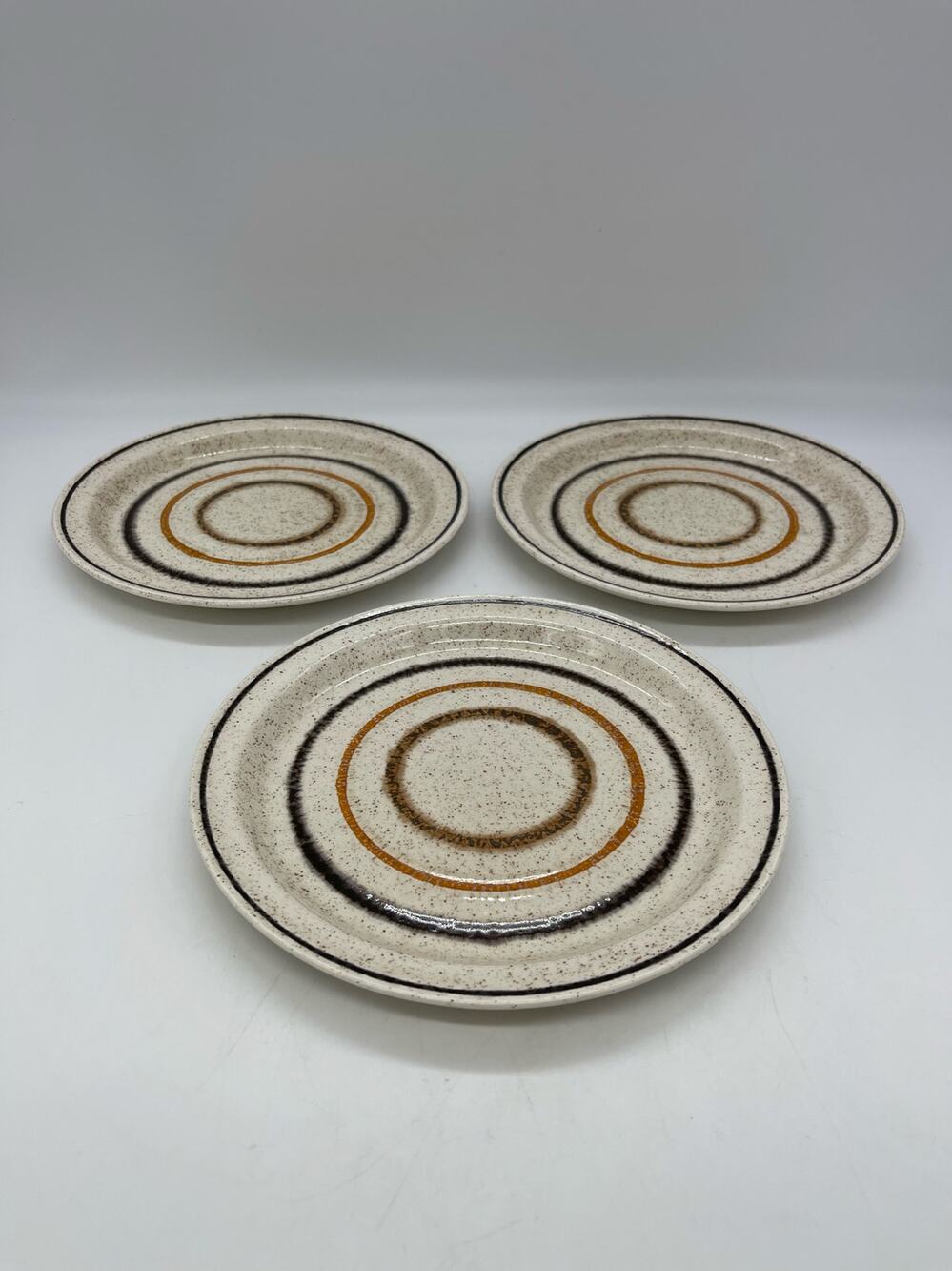 Shannon Aran Stone Santos Set of 3 Salad Plates 7.25" Made in Ireland